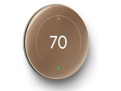 Google Nest Learning Thermostat 4th Gen Polished Gold - view 2
